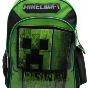 MOCHILA CRESKO MINECRAFT 18" ESPALDA (MI110)