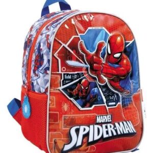 MOCHILA WABRO SPIDERMAN TELARAÑA ESPALDA 12" (11714)