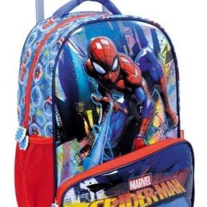 MOCHILA WABRO SPIDERMAN CITY C/RELIEVE C/R  17" (38232)