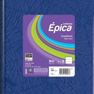 CUADERNO EPICA FORRADO N3° 90GR X100H RAYADO (105857)