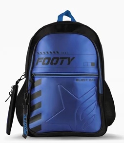 MOCHILA FOOTY KIDS BLAST OF 18" ESPALDA (F3073)