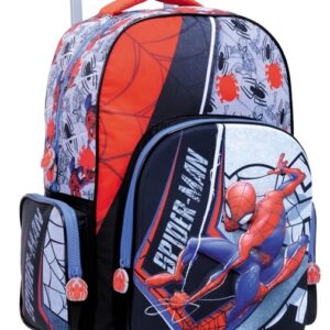 MOCHILA WABRO SPIDERMAN GRAY TERMOFORMADA C/R 18" (38223)