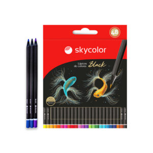 LAPICES DE COLORES SKYCOLOR BLACK X48U (JJ101505-48)