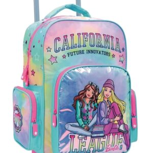 MOCHILA WABRO BARBIE CALIFORNIA C/R 17" (35617)
