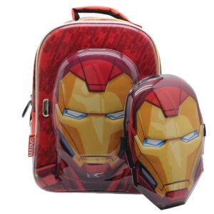 MOCHILA CRESKO IRON MAN C/MASCARA ESPALDA 12" (SP009)