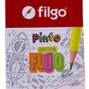 LAPIZ FILGO GRAFITO RESINA PINTO HB FLUO X12 (PN101-C12-HBF)
