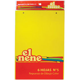 REPUESTO DE DIBUJO EL NENE N°5 COLOR 6H (211254)