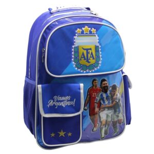 MOCHILA CRESKO "ARGENTINA CAMPEON DEL MUNDO" 16" ESPALDA (AF013)