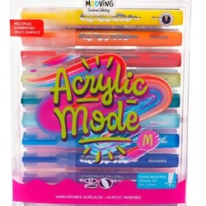 MARCADORES MOOVING COLORING ACRILICOS X20U (3022120)