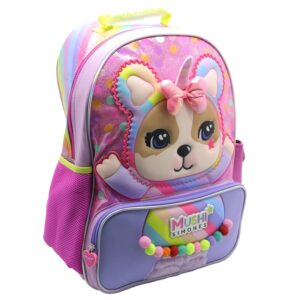 MOCHILA CRESKO SIMONES GLITTER C/MOÑO 18" ESPALDA (SI818)