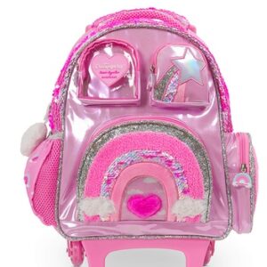 MOCHILA MOOVING QUITAPESARES NUBE ARCOIRIS C/CARRO 14" (1613524)