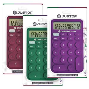 CALCULADORA JUSTOP JP-600 12 DIGITOS