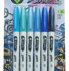 MARCADOR PIZZINI PUNTA FINA "ULTRAMAR" (1600CS3X6)