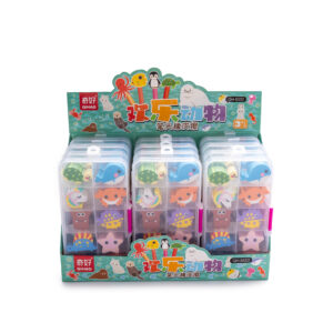 GOMA DE BORRAR SET ANIMALS FRIENDS X10U. (24-185)