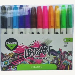 MARCADOR PIZZINI CREATIVO PUNTA FINA X12U (1612)