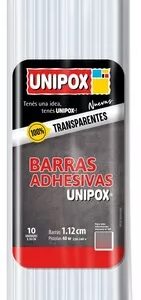 BARRA DE SILICONA ADHESIVA UNIPOX X10U 1.12CM.