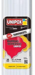 BARRA DE SILICONA ADHESIVA UNIPOX X10U 0.74CM.