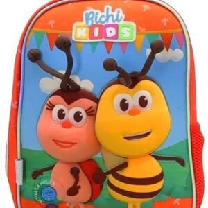 MOCHILA CRESKO BICHI KIDS ESPALDA 12" C/MUSICA. (BK007)