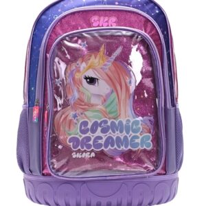MOCHILA MODAX COSMIC DREAMER GLITTER C/CARRO 18" (35363)