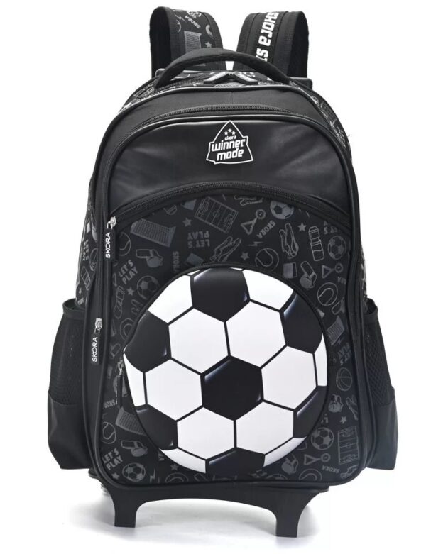 MOCHILA MODAX TERMOFORMADA PLAY SPORTS FUTBOL C/CARRO 18" (35383)