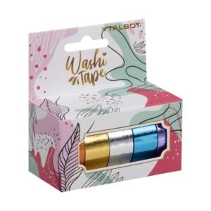 CINTA TALBOT WASHI TAPE 1.5 3MTS. HANG TAG X3 HOLOGRAFICA (4800)
