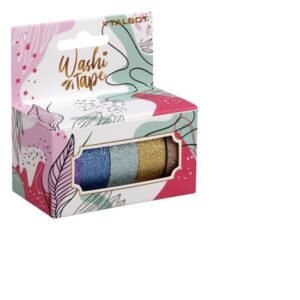 CINTA TALBOT WASHI TAPE 1.5 X3MTS. HANG TAG X3 GLITTER. (4801)