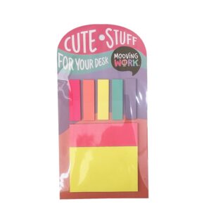 BANDERITAS SEÑALADORES MAW MANIA + NOTAS ADHESIVAS MOOVING (2112100401)