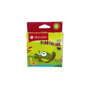 PLASTILINA SKYCOLOR X6U SURTIDAS (JJ025-6)