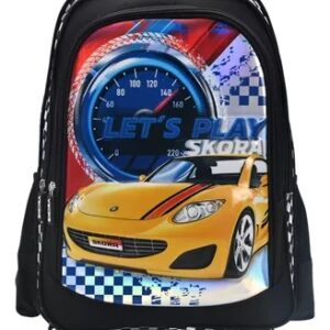 MOCHILA MODAX TERMOFORMADA PLAY SPEED C/CARRO 18" (35412)