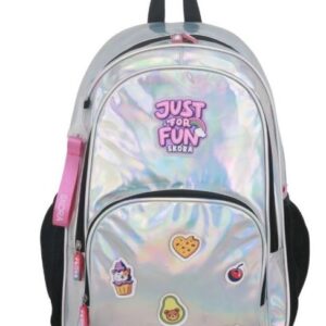 MOCHILA MODAX JUST FUN HOLOGRAFICA ESPALDA 17" (35422)