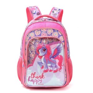 MOCHILA MODAX THINK HAPPY SPARKLE C/CARRO 18" (35359)