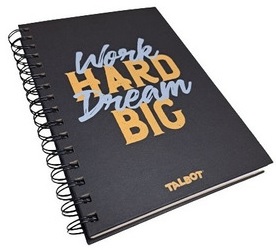 CUADERNO TALBOT "WORK DREAM" 16X21 100H (6209)