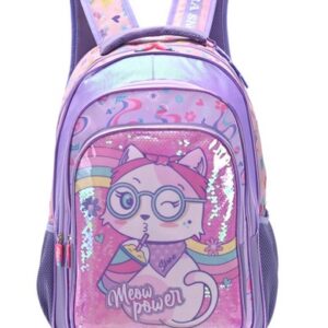 MOCHILA MODAX THINK HAPPY MEOW POWER ESPALDA 18" (35339)