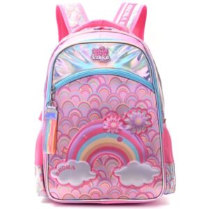 MOCHILA MODAX RAINBOW VIBES ARCOIRIS ESPALDA 18" (35344)