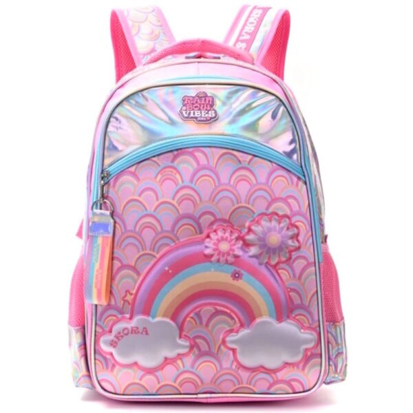 MOCHILA MODAX RAINBOW VIBES ARCOIRIS ESPALDA 18" (35344)