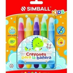 CRAYONES SIMBALL PARA LA BAÑERA X6