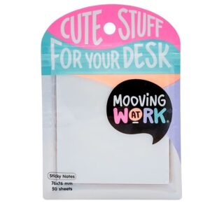 NOTAS ADHESIVAS MOOVING MAW MANIA TRASLUCIDAS 76X76 (2112100117)