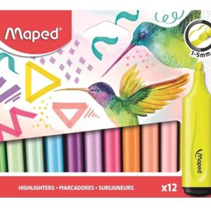 RESALTADOR MAPED FLUO PEPS SURTIDO X12 (740901)