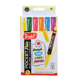 RESALTADOR TRABI POCKET FLUO X6U.