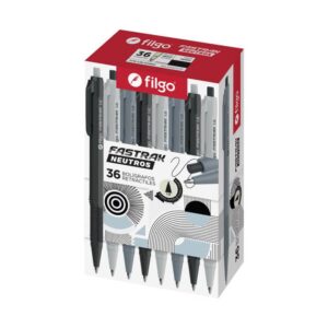 BOLIGRAFO FILGO RT FASTRACK X36U. 1.0 SURTIDOS NEUTROS (FT10-C36-NEU)