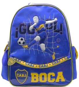 MOCHILA CRESKO BOCA JUNIORS 16" C/MUSICA  (BO178)