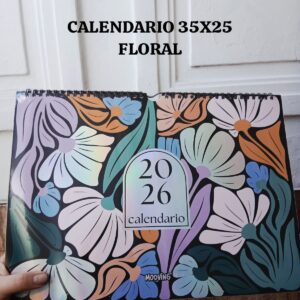 CALENDARIO MOOVING 2026 FLORAL 35 X 25 CM. (1420241)