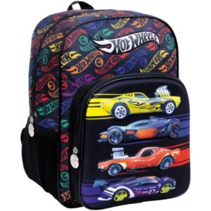 MOCHILA WABRO HOT WHEELS FAST CARDS ESPALDA 16" (75116)