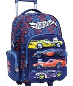 MOCHILA WABRO HOT WHEELS FAST CARS C/R 18" (75119)