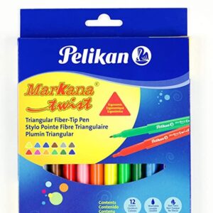 MARCADOR PELIKAN MARKANA TWIST SURTIDO X12U.