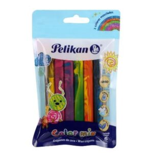 CRAYONES PELIKAN JUMBO TRIANG MIX  X6U.