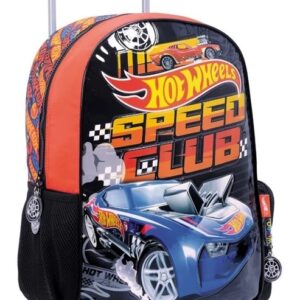 MOCHILA WABRO HOT WHEELS SPEED CLUB C/R 16" (75103)