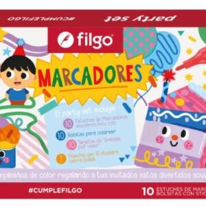 SET FILGO PARTY MARCADORES X31 PIEZAS (PARTYSET-CM2210)