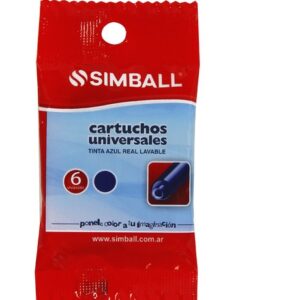CARTUCHO SIMBALL MICRO X 6U. AZUL/NEGRO (219070106)