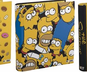 CARPETA MOOVING ESCOLAR 3X40 LOS SIMPSONS (1001196)